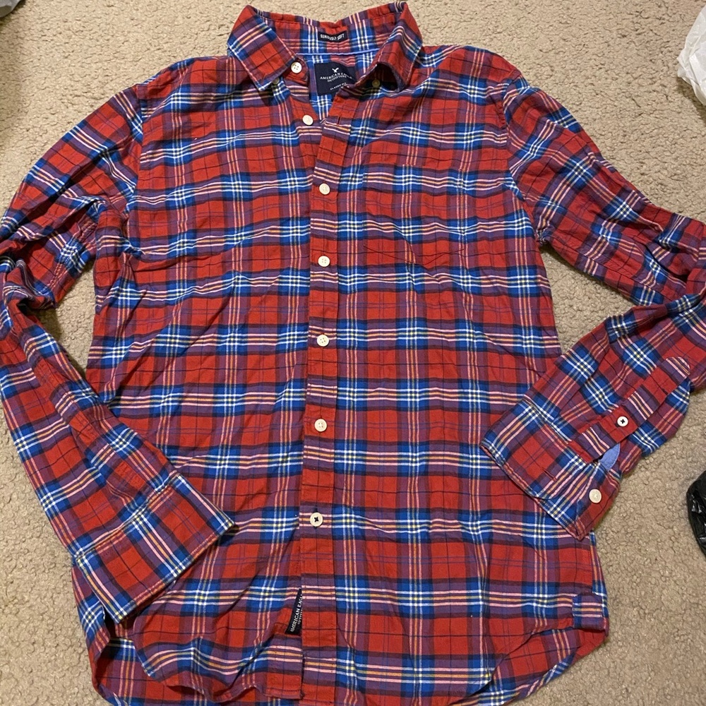 Red/ Blue shirt